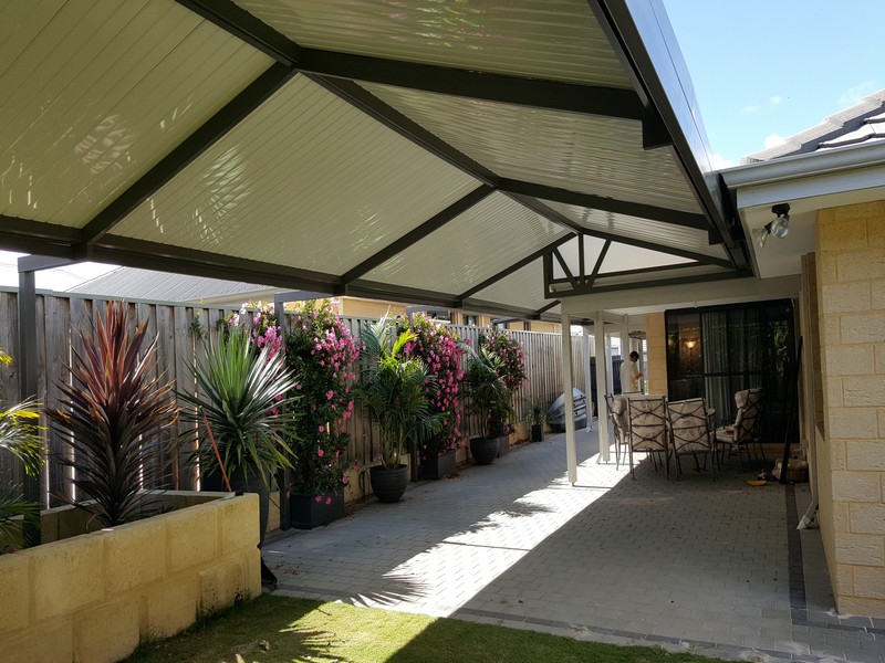 Gable Patio design and bilt by Great Aussie Patios.
